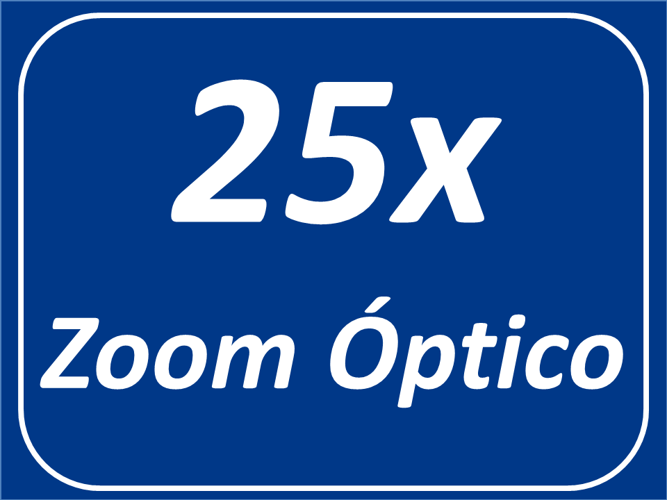 Zoom Óptico 25x