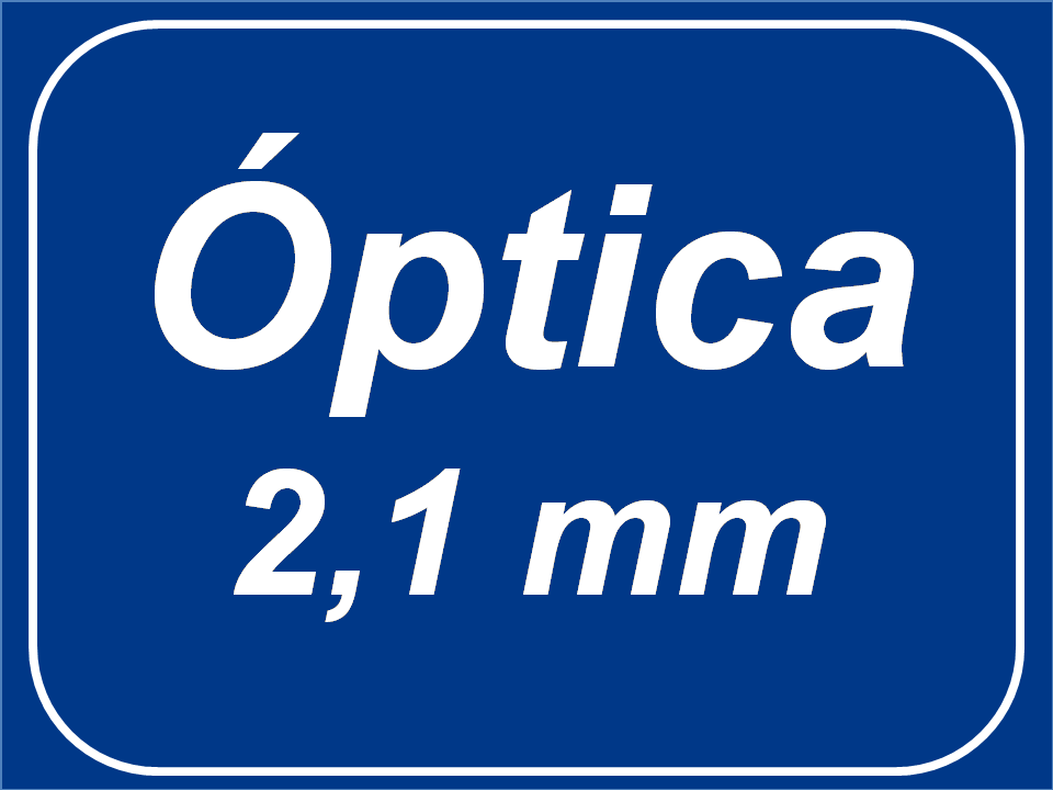 Óptica fija 2,1 mm