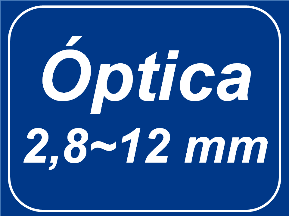 Óptica Varifocal  (2,8 - 12mm)