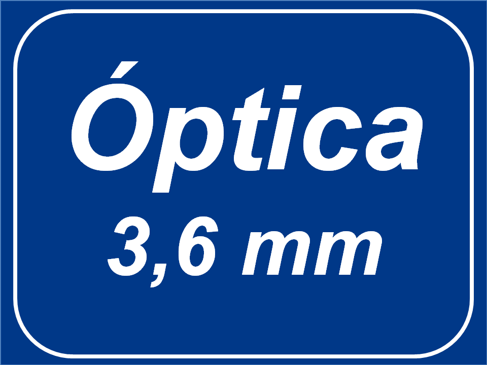 Óptica Fija - 3,6mm