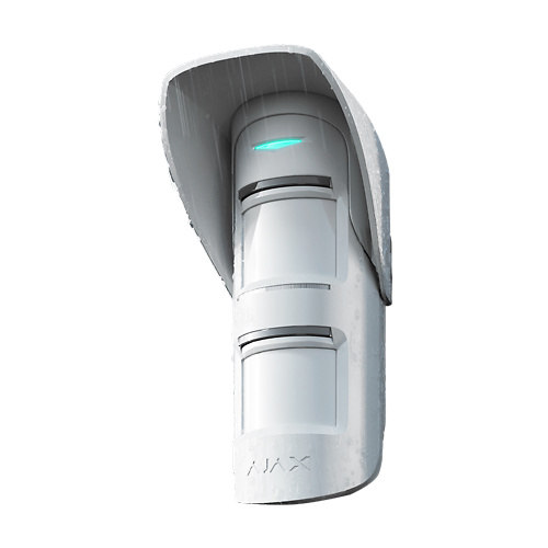 AJ-HOOD | AJAX - Visera para detector de exterior | Compatible con AJ-OUTDOORPROTECT-W | Apto para uso exterior 