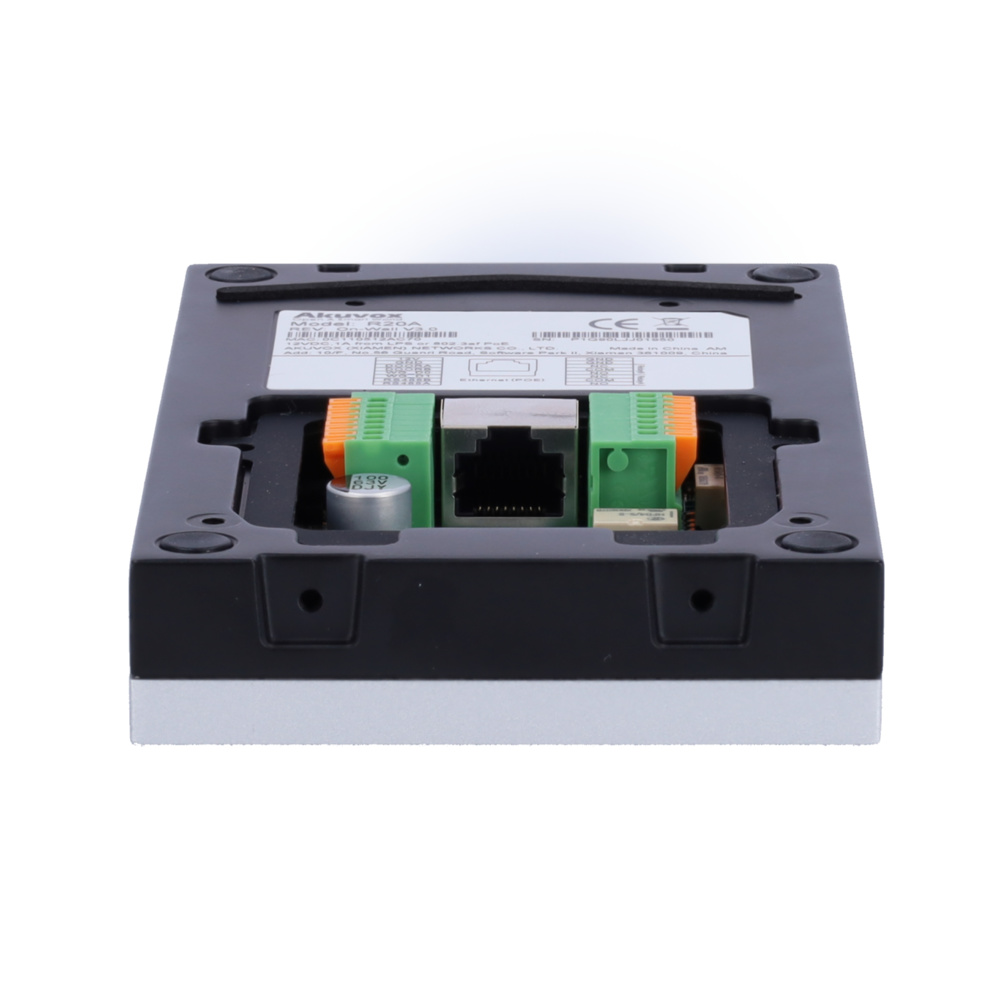 AK-R20A | AKUVOX - Estación de Videoportero IP Antivandálico | Cámara 2 Mpx | Conexión TCP/IP y WiFi - PoE IEEE802.3af | Apto para exterior 