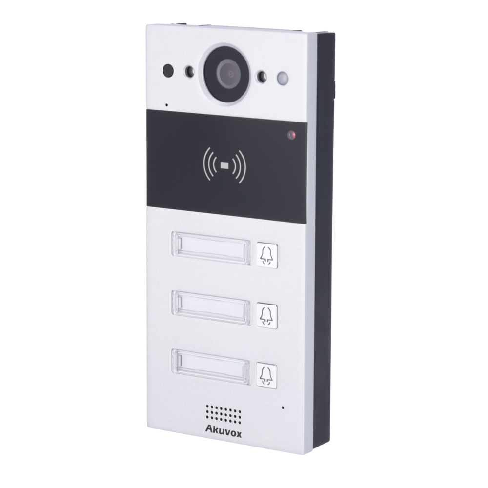 AK-R20B-3B  |  AKUVOX   -  Videoportero IP en Superficie   |  Antivandálico | Cámara 2 Mpx  |  Conexión TCP/IP  |  Altavoz y micrófono integrados