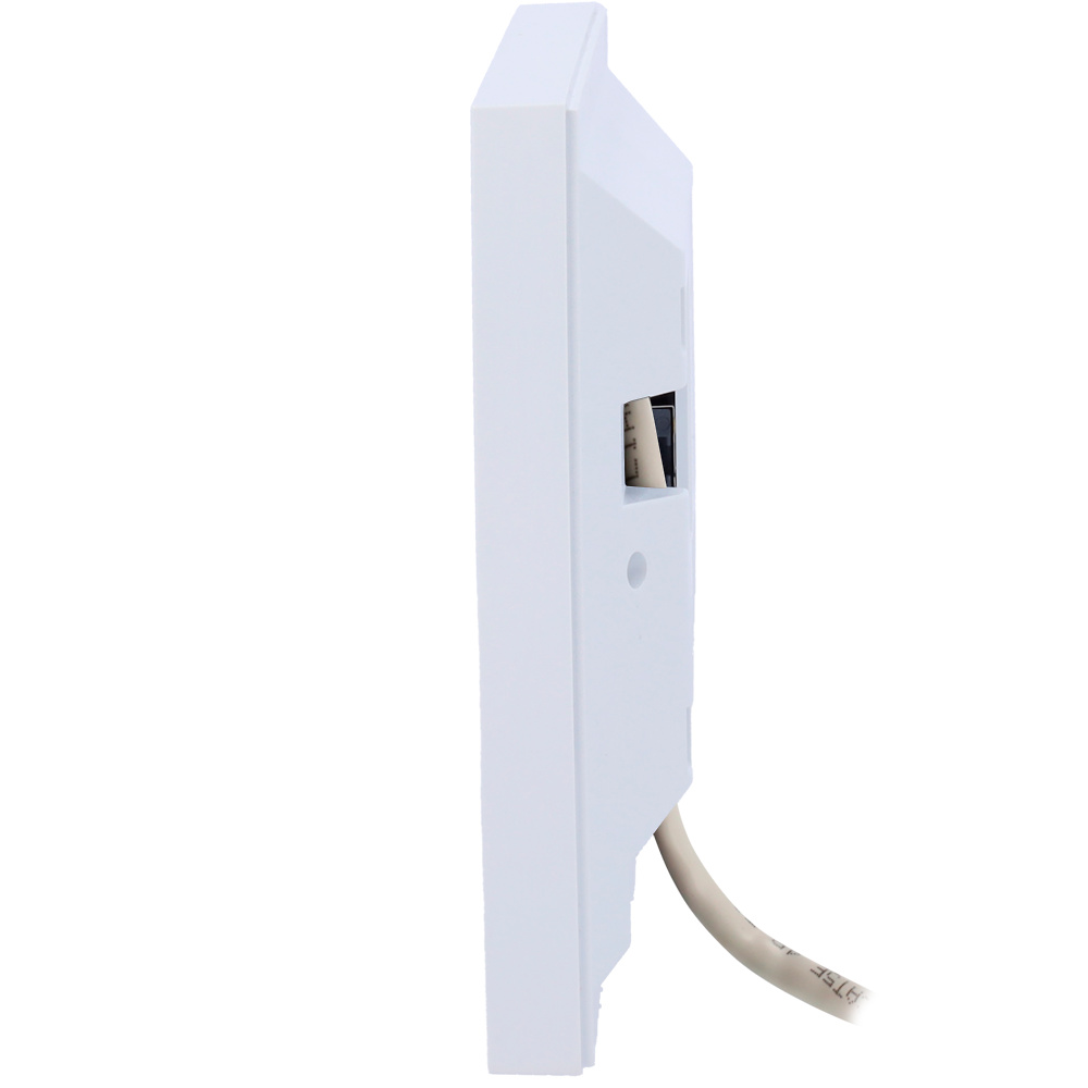 AKUVOX Pantalla Akuvox AK-S562-S-WHITE con PoE, configuración en la nube, RTSP y ONVIF, micrófono y altavoz con audio Crystal Clear