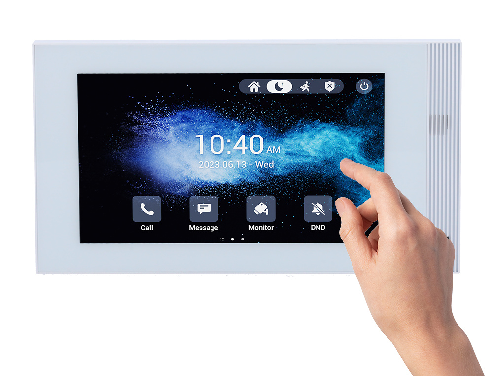 AKUVOX MONITOR Akuvox AK-S562-S-WHITE: Pantalla de 7” Linux, interfaz Easy UI, PoE, audio bidireccional, alarmas y control remoto desde SmartPlus