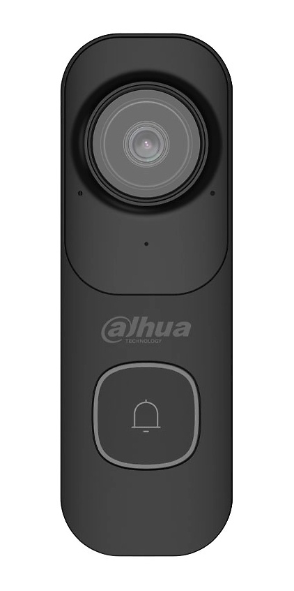 DH-DB41AB-Videotimbre-Dahua Detalle del Dahua DH-DB41AB mostrando óptica F2.2, ranura MicroSD y diseño compacto; ideal para accesos con Wi-Fi 6 y emparejamiento Bluetooth