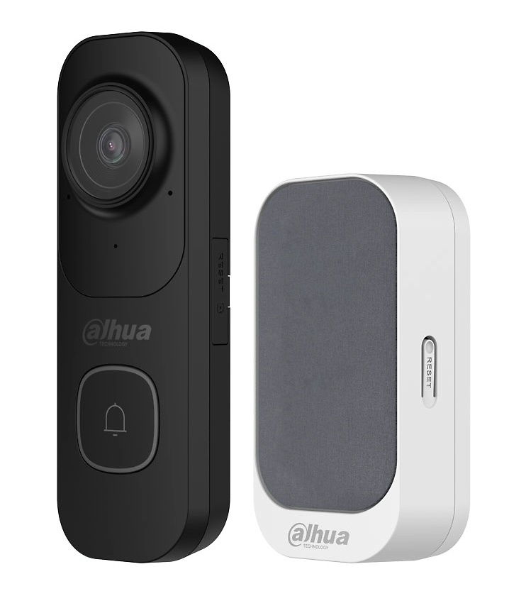DH-VDKP01-BG | DAHUA - Videotimbre con WiFi 6 y timbre inalámbrico incluido | Llamada proactiva y audio bidireccional | Montaje en Superficie 