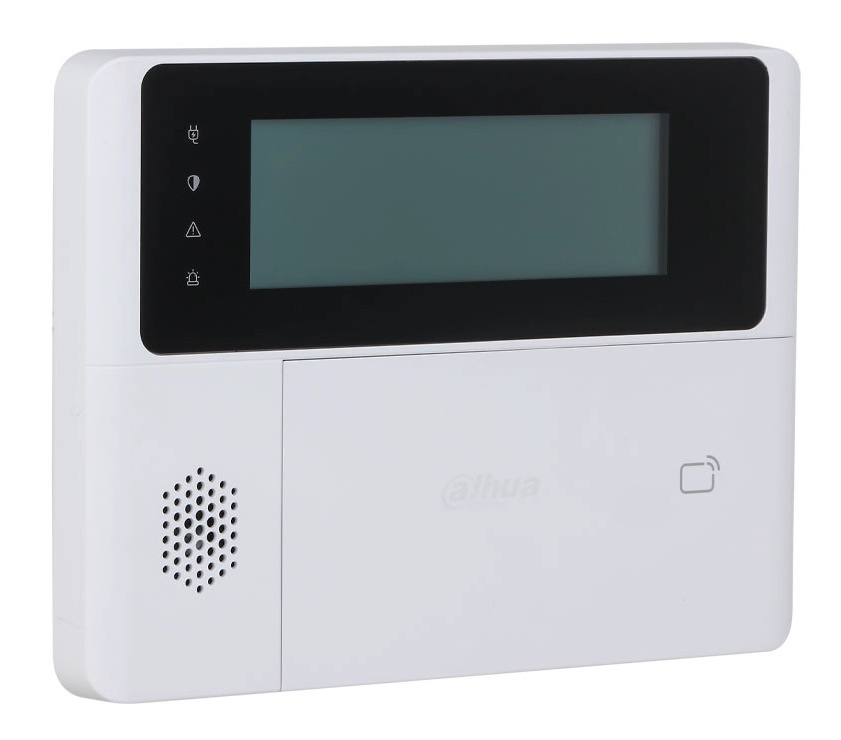 dahua-dhi-ark30c-rw2-868-montaje Imagen del dispositivo montado en pared mostrando el perfil delgado y diseño moderno con carcasa en ABS blanco
