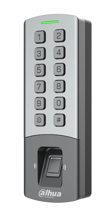 DHI-ASI1212M | DAHUA - Terminal autónomo RFID 13,56 MHz | Validación por Tarjeta, Huella dactilar y Teclado 