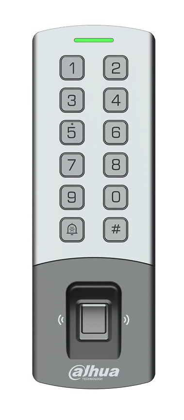 DHI-ASI1212M | DAHUA - Terminal autónomo RFID 13,56 MHz | Validación por Tarjeta, Huella dactilar y Teclado 