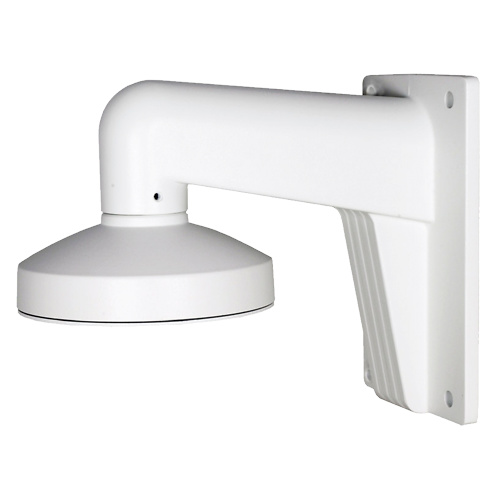 DS-1273ZJ130TRL soporte a pared Hikvision soporte de pared Hikvision DS-1273ZJ130TRL para cámaras domo. Fabricado en aluminio resistente, permite fijación segura a pared con diseño profesional en color blanco. Ideal para instalaciones exteriores gracias a su robustez y facilidad de montaje. Compatible con varios modelos de cámaras Hikvision