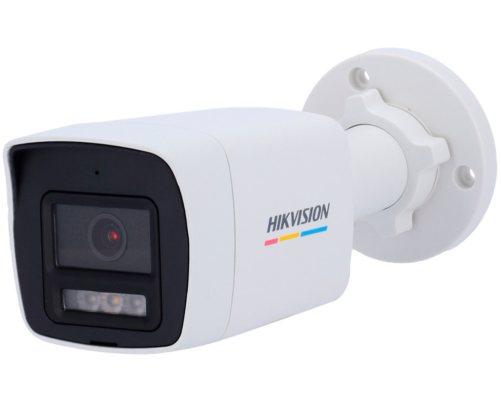 DS-2CD1047G3H-LIU(2.8mm)  |  HIKVISION  -  Cámara  IP Bullet  |  ColorVu 3.0 |  4 Mpx  |  Lente fija 2,8 mm | Luz híbrida: IR y Luz Blanca alcance 30 metros  |  Detección de movimiento 3.0  |  Micrófono integrado