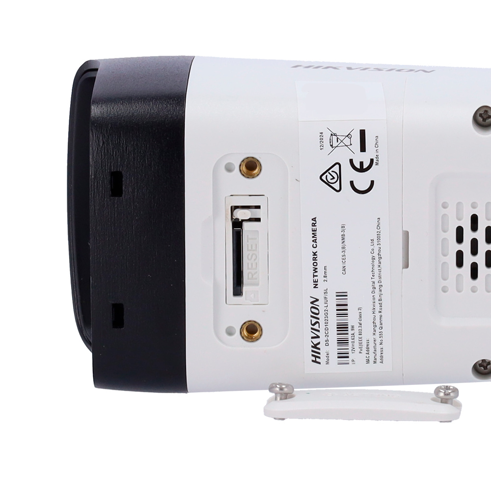 DS-2CD1063G2-LIUF/SL(2.8mm) | HIKVISION - Cámara IP Bullet Gama Value | 6 Mpx | Lente 2.8 mm | Luz híbrida 30 metros | Detección de movimiento 2.0 