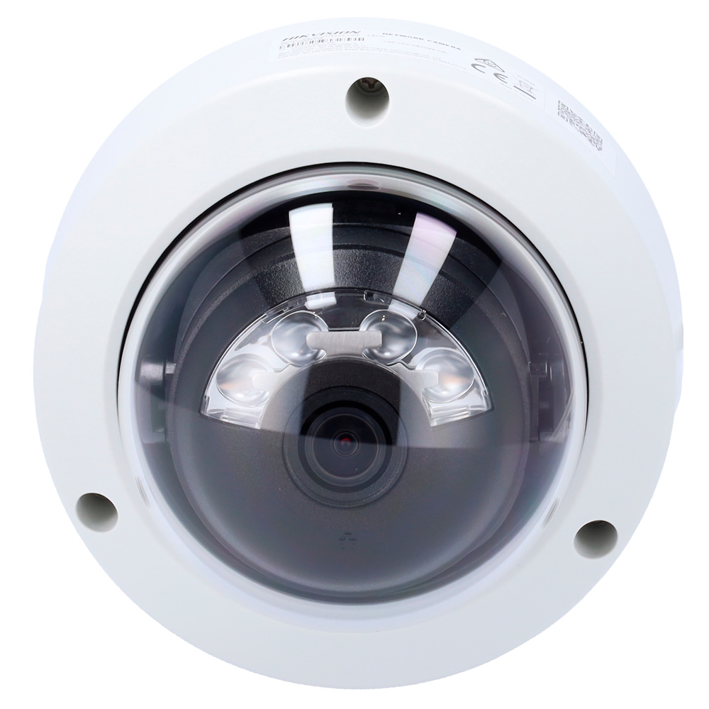 DS-2CD1183G2-LIUF(2.8mm) | HIKVISION - Cámara Domo IP | Gama Value | 8 Mpx | Lente fija 2,8mm | Micrófono integrado | Leds Infrarojos 30 metros | Detección de movimiento 2.0 