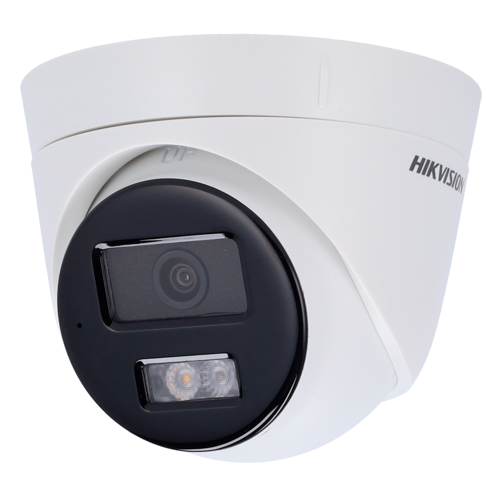 DS-2CD1343G2-LIU(2.8mm)  |  HIKVISION  -  Cámara domo Turrent IP  |  4 Mpx  |  Lente fija 2,8 mm  |  Leds IR híbrida 30 metros | PoE