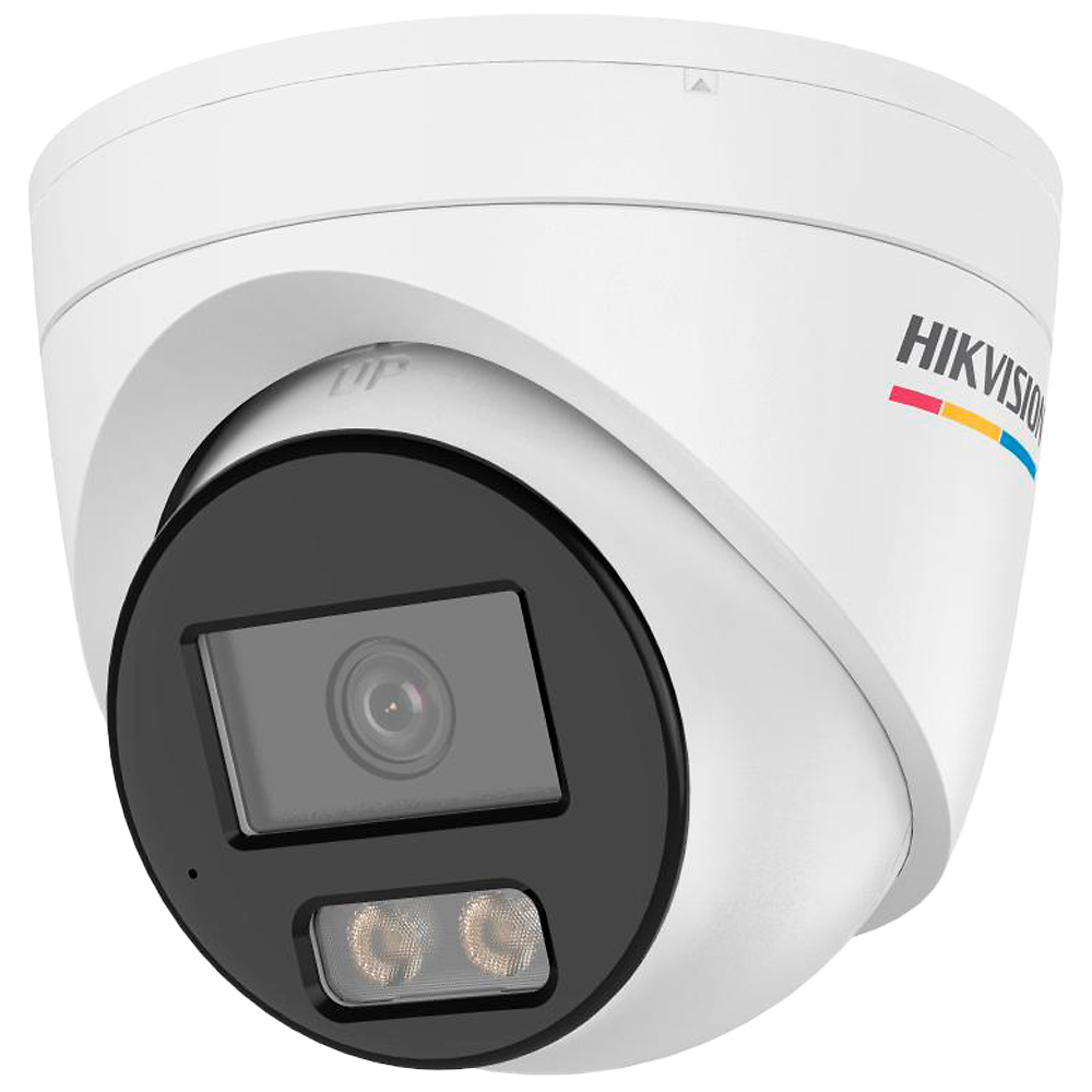 DS-2CD1347G3H-LIUF(2.8mm)  |  HIKVISION  -  Cámara IP Turret Gama Value  |  4 Mpx  |  Lente 2.8 mm  | Detección de movimiento 3.0  |  Luz híbrida hasta 30m
