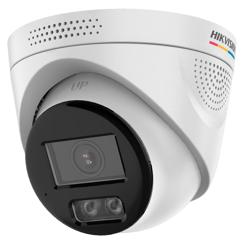 DS-2CD1347G3H-LIUF/SRB(2.8mm)  |  HIKVISION  -  Cámara IP Turret Gama Value  |  4 Mpx  |  Lente 2.8 mm  | Detección de movimiento 3.0  |  Luz híbrida hasta 30m
