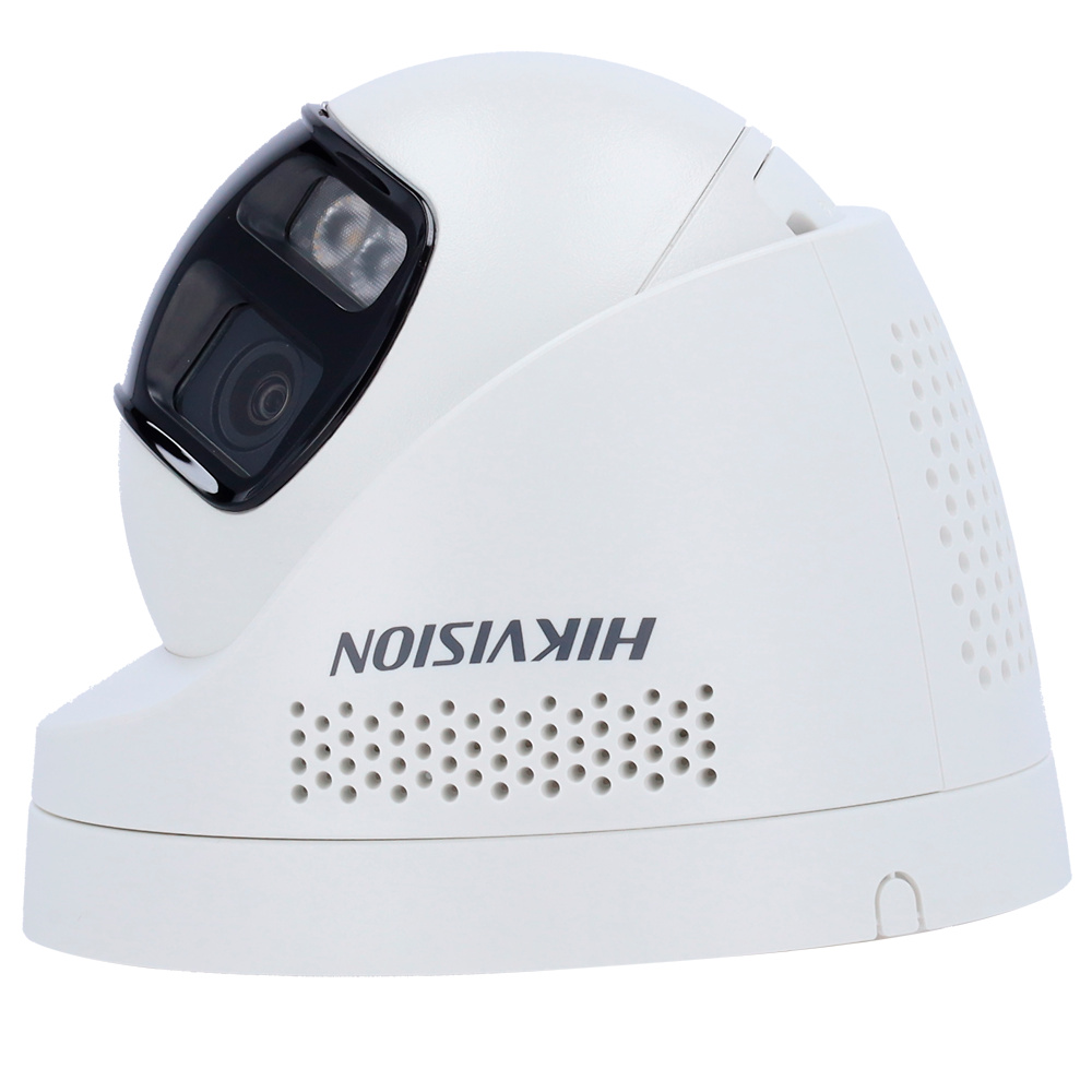 DS-2CD1383G2P-LIUF/SL(2mm) | HIKVISION - Cámara IP dual Panorámica | 8 Mpx | Lente 2 mm | Luz híbrida 30 m | Sirena y flash disuasorios | Detección de movimiento 2.0 