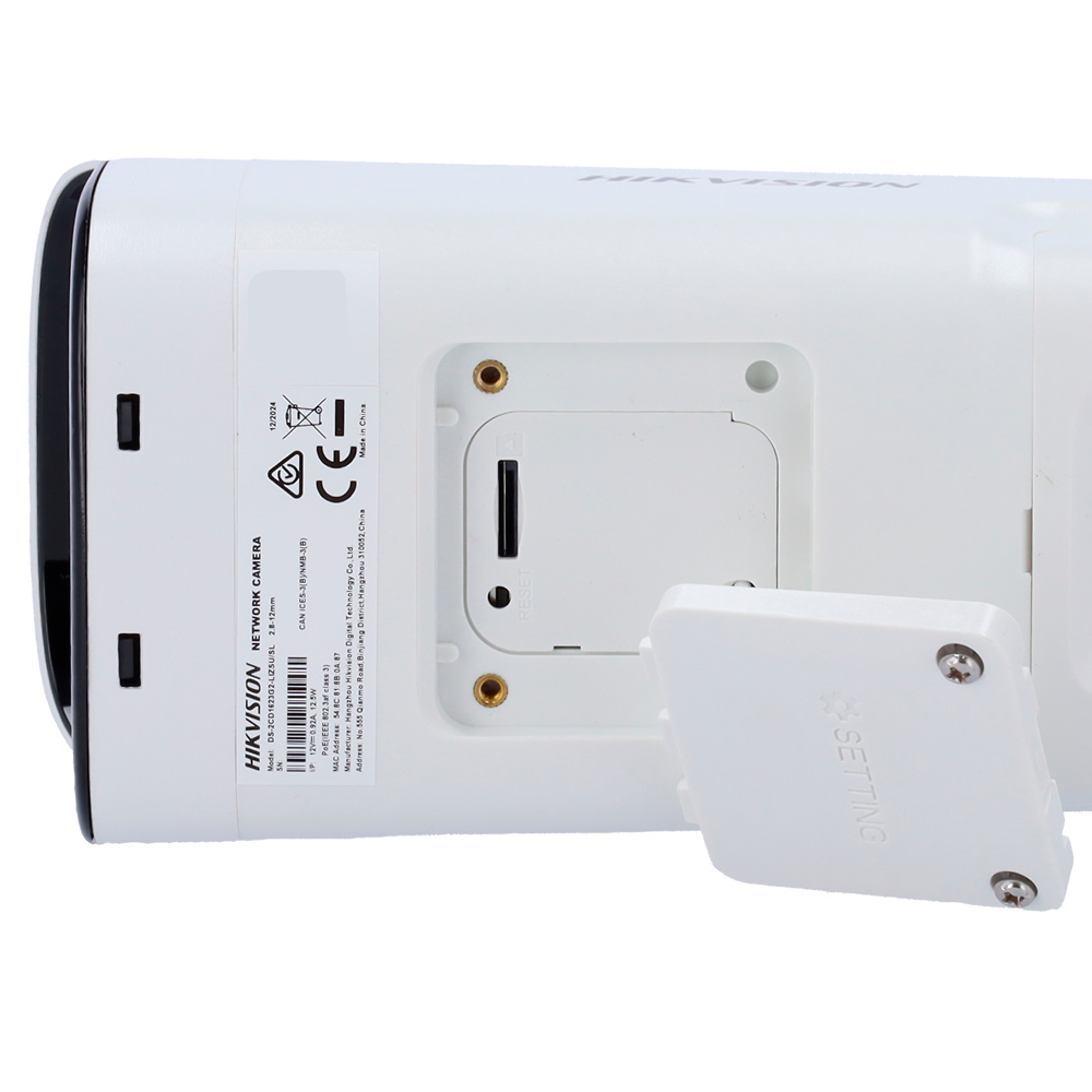 DS-2CD1643G2-LIZSU/SL(2.8-12mm) | HIKVISION - Cámara Bullet IP | 4 Mpx | Lente motorizada de 2,8 ~ 12 mm| Smart Hybrid Light 50 metros 