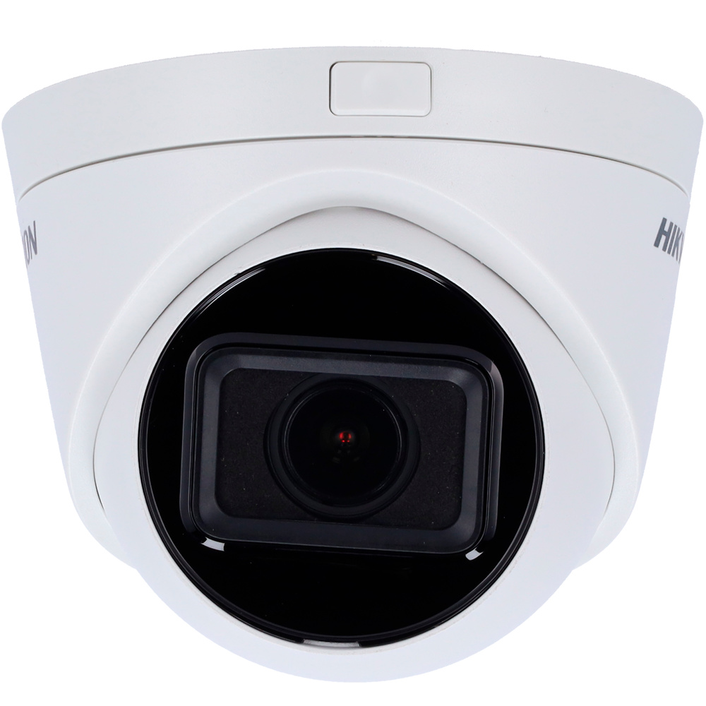 HIKVISION PROFESIONAL Cámara IP Hikvision DS-2CD1H23G0-IZ(2.8-12mm)(C) con resolución 2 Mpx, lente motorizada varifocal, visión nocturna EXIR de 30 m, almacenamiento en microSD de hasta 256 GB, compresión H.265+, PoE y carcasa resistente IP67. Ideal para vigilancia exterior ajustable con control remoto de zoom