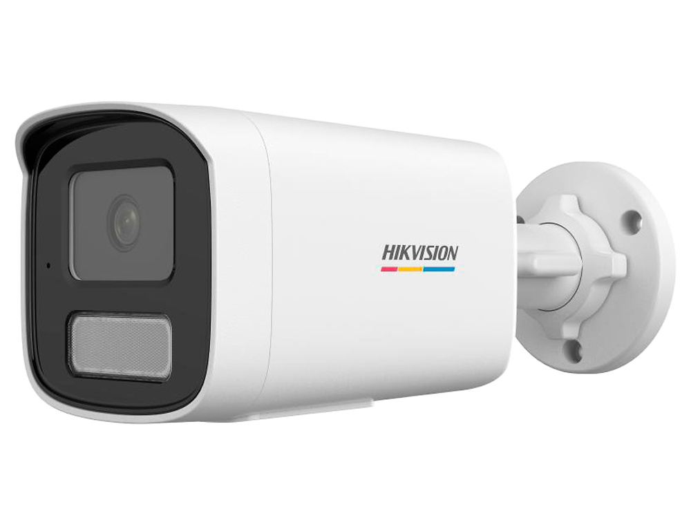DS-2CD1T27G2H-LIUF(4mm)  |  HIKVISION  -  Cámara  IP Bullet ColorVu |  2 Mpx  |  Lente 4 mm |  Luz híbrida alcance 50 m  |  Micrófono integrado  |  Detección de movimiento 2.0