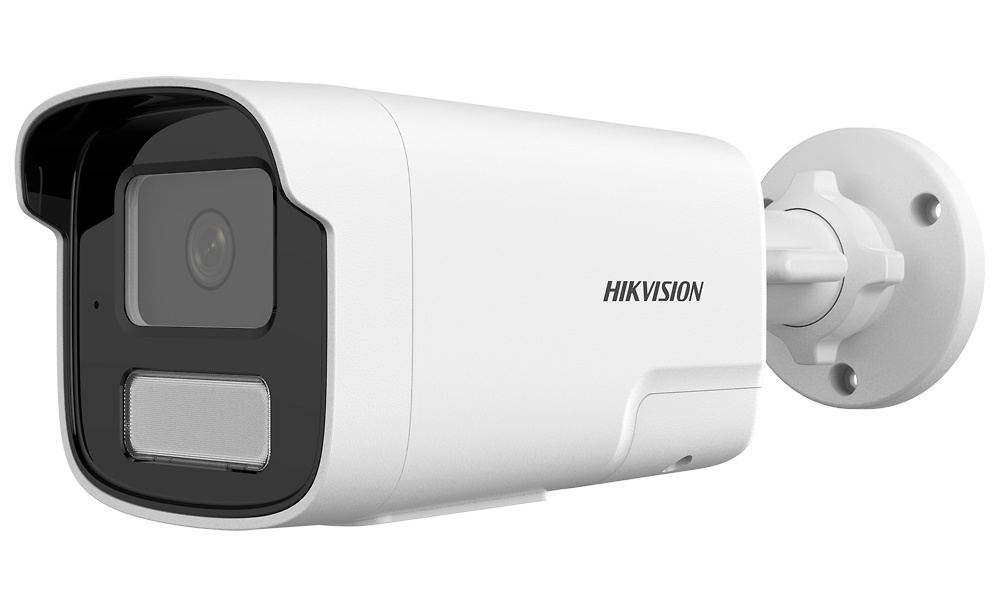 DS-2CD1T43G2-LIUF/SL(4mm)  |  HIKVISION  -  Cámara  IP Bullet  |  4 Mpx  |  Lente 4 mm |  Luz híbrida alcance 50 m  |  Sirena y flash disuasorios |  Detección de movimiento 2.0  