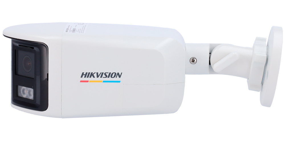 DS-2CD1T67G2HP-LIUF/SRB(2.8mm) | HIKVISION - Cámara IP Bullet Gama PRO | 6 Mpx | Lentes 2.8mm | Luz blanca 30 metros | Sirena y flash disuasorio 