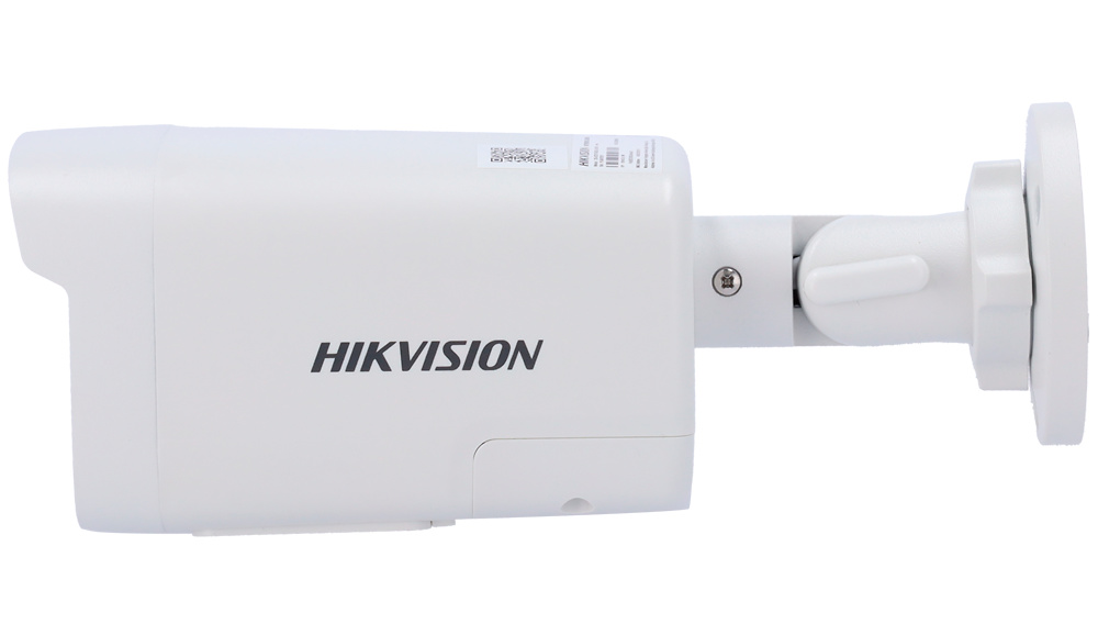 DS-2CD1T83G2-LIUF/SL(4mm) | HIKVISION - Cámara IP Bullet | 8 Mpx | Lente 4 mm | Luz híbrida alcance 50 m | Sirena y flash disuasorios | Detección de movimiento 2.0 