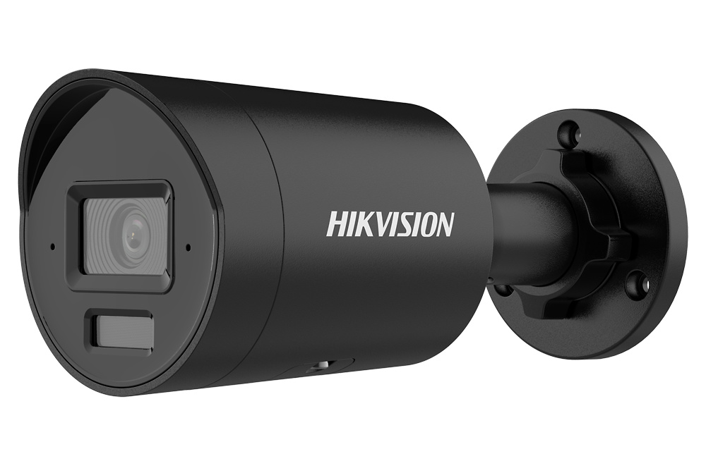 DS-2CD2043G2-LI2U(2.8mm)(BLACK) |  HIKVISION  -  Cámara  IP Bullet  Gama PRO  |  4 Mpx  |  Lente fija 2,8mm |  Luz híbrida alcance 40 metros  |  Detección de movimiento 2.0