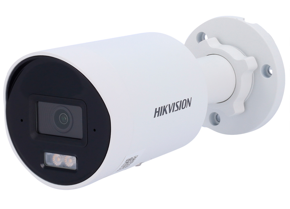 DS-2CD2063G2-LI2U(2.8mm)  |  HIKVISION  -  Cámara  IP AcuSense  |  6 Mpx  |  Lente fija 2,8 mm | Luz híbrida: IR y Luz Blanca alcance 40 metros  |  Detección de movimiento 2.0  |  Micrófono integrado