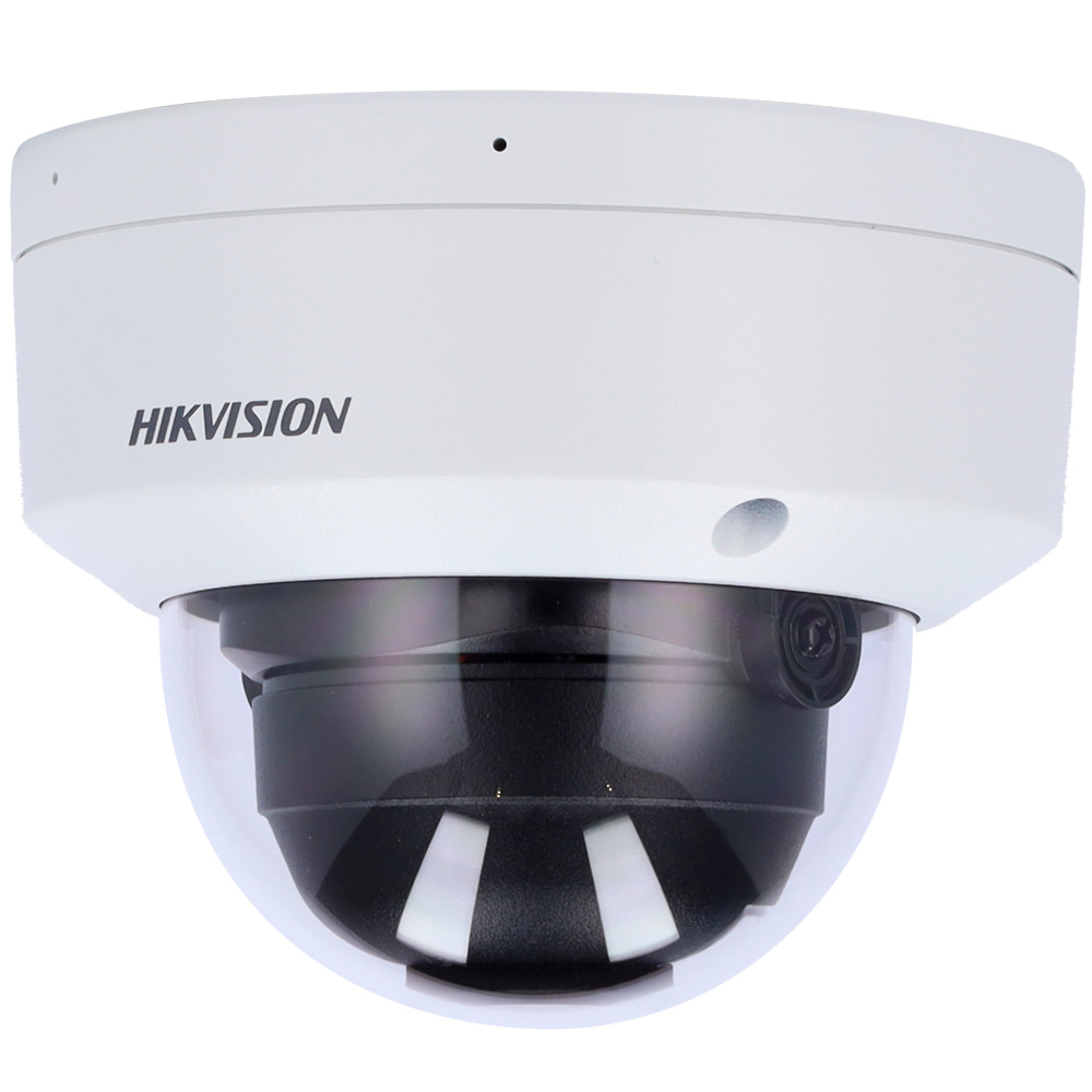 ACUSENSE HIKVISION Hikvision DS-2CD2123G2-LIS2U(2.8mm), cámara IP de la gama PRO con sensor CMOS 2 Mpx, funciones avanzadas de detección inteligente, audio bidireccional, luz híbrida IR/Luz Blanca, grabación en MicroSD de hasta 512 GB y protección IP67 e IK10 para entornos exigentes