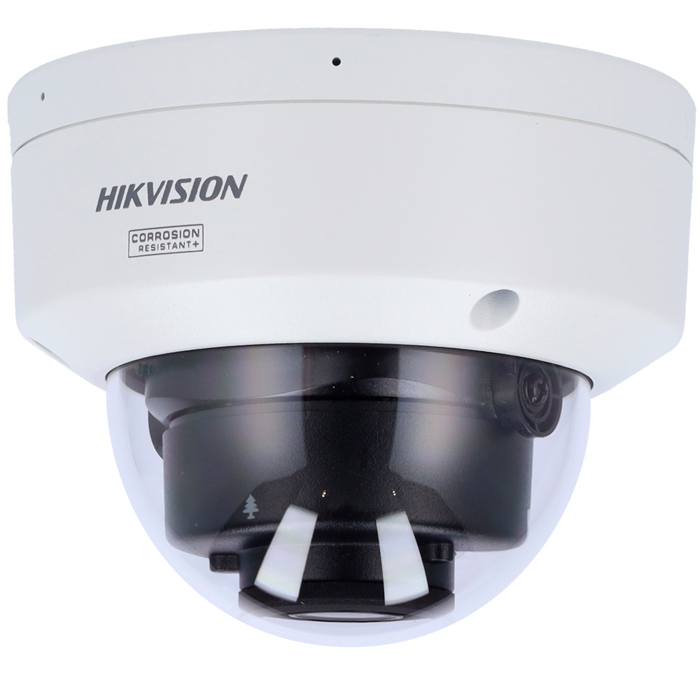 DS-2CD2187G3-LIS2UY(4mm)  |  HIKVISION  -  Cámara Domo IP AcuSense 3.0 |  8 Mpx  |  Lente fija 4 mm  | Luz Híbrida IR 30 metros