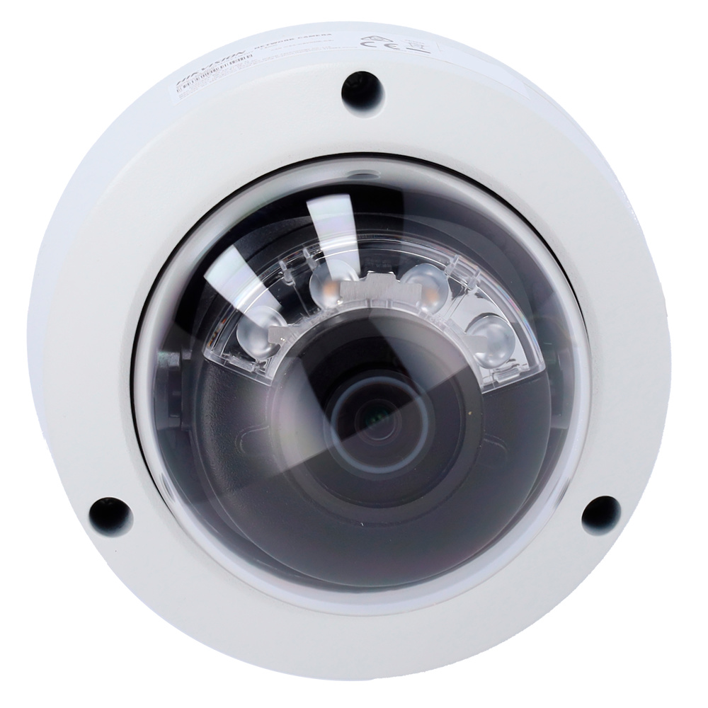 Domo IP HIKVISION Solución de videovigilancia Hikvision DS-2CD2187G3-LIS2UY(4mm), cámara domo IP de 8 Mpx con luz híbrida 30 m, AcuSense 3.0, Audio 2.0, almacenamiento microSD hasta 512GB, compresión H.265+, ONVIF, acceso remoto y carcasa resistente IP67/IK10/NEMA 4X para máxima seguridad