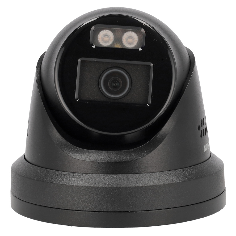 HIKVISION 4 MPX Cámara Turret IP Hikvision DS-2CD2347G2H-LISU/SL(2.8)/eF/BLK con 4 Mpx, ColorVu, luz híbrida de 30 m y detección inteligente AcuSense. Seguridad total con IP67 y audio bidireccional