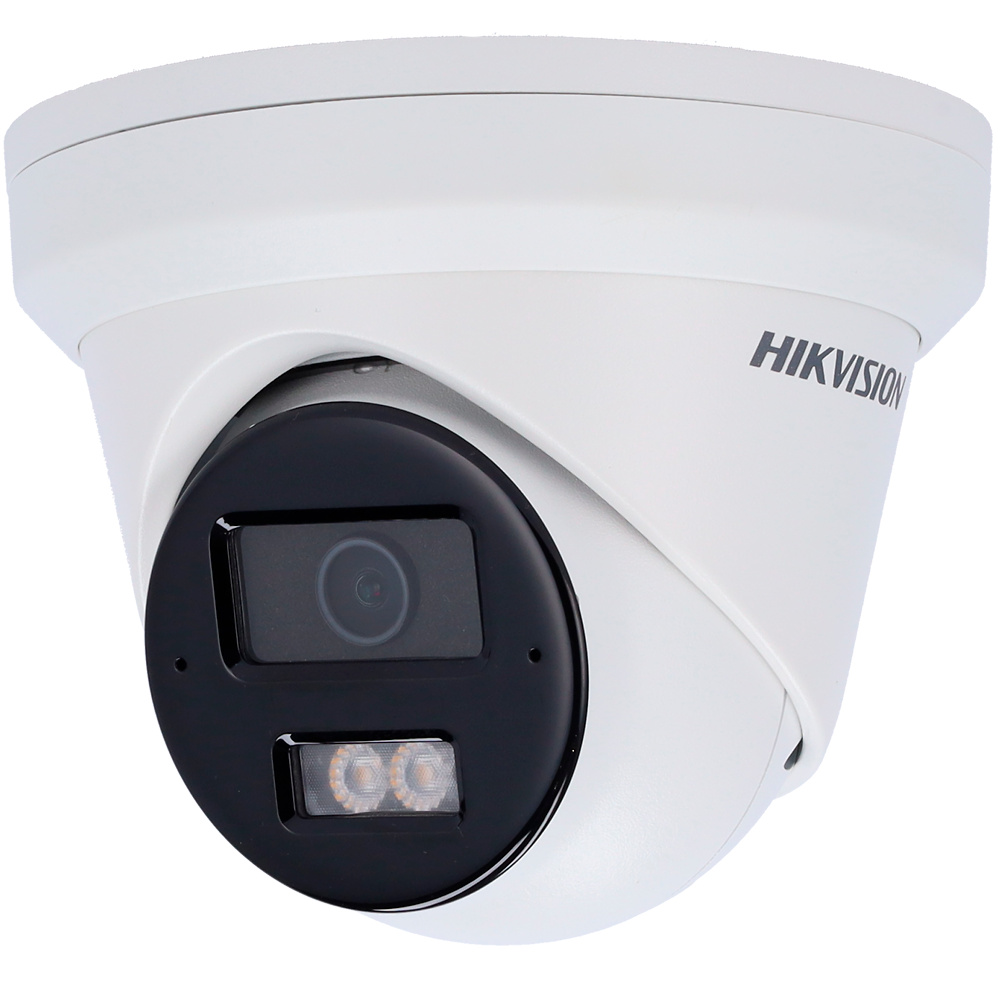 DS-2CD2363G2-LI2U(2.8mm)  |  HIKVISION  -  Cámara domo Turrent IP  |  6 Mpx  |  Lente fija 2,8 mm  |  Leds IR híbrida 30 metros | Micrófono dual en Array