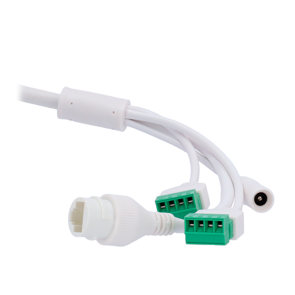 Conexión Cámara HIKVSION Cámara Hikvision DS-2CD2387G2P-LSU/SL con visión panorámica, detección avanzada y audio bidireccional. WDR 130dB, flash disuasorio y compatibilidad con PoE