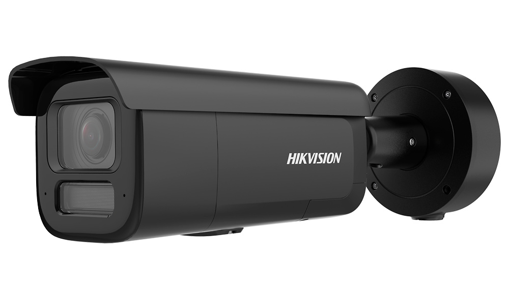 DS-2CD2686G2H-IZS2U/SL(2.8-12)/eF/BLK  |  HIKVISION  -  Cámara IP Bullet   |  8 Mpx  |  Lente motorizada de 2.8~12 mm| AcuSense | Leds IR 60m