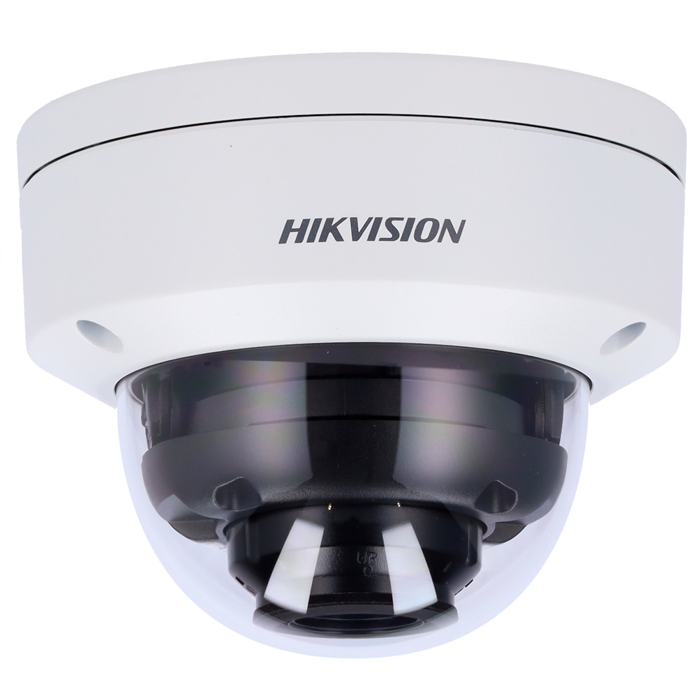 HIKVISION IP CAMERA La DS-2CD2767G2HT-LIZS es una cámara domo IP de 6 Mpx con visión nocturna IR y luz híbrida 40 m, detección facial, AcuSense, WDR 130 dB, audio y alarmas, PoE, IP67 e IK10, ideal para seguridad profesional