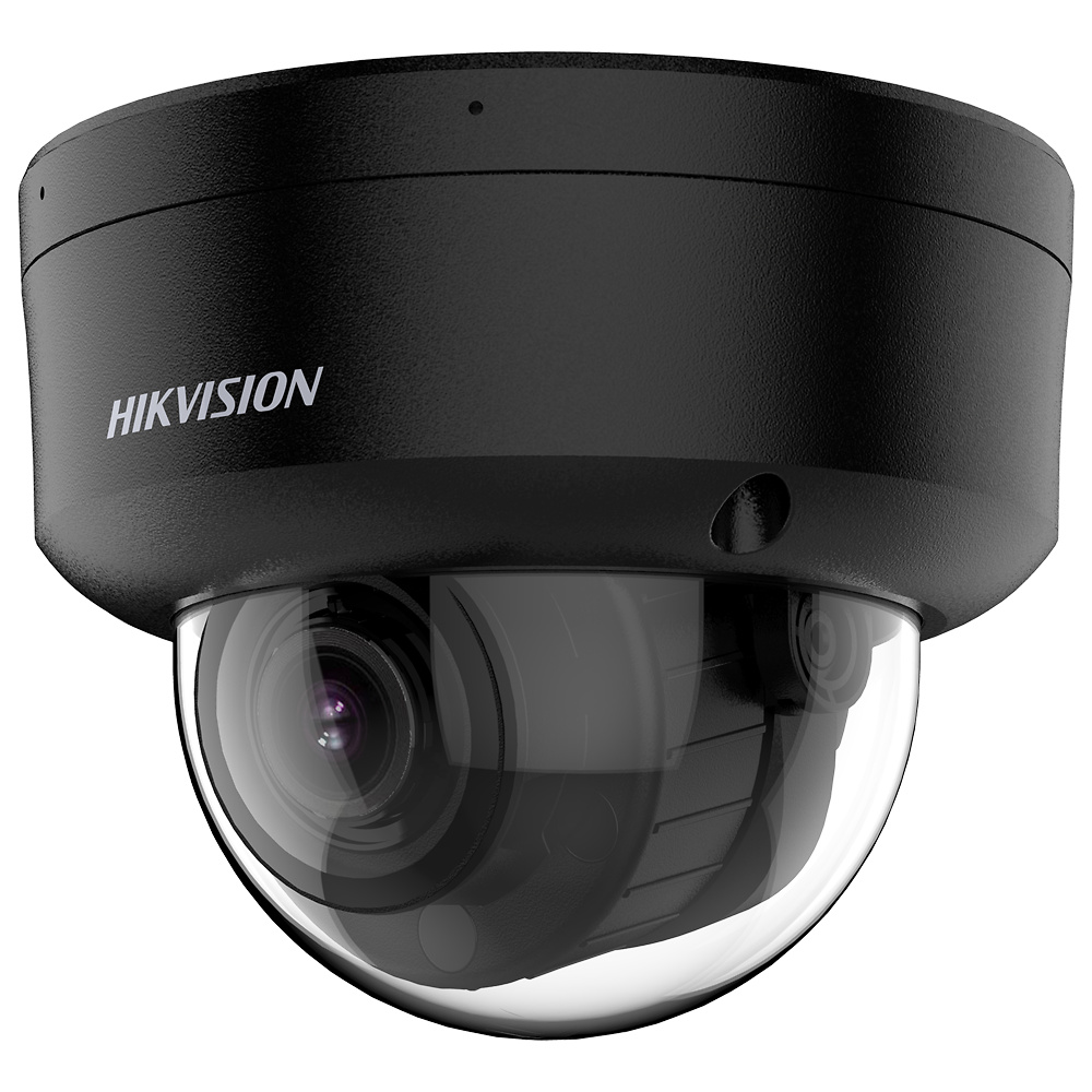 DS-2CD2783G2-LIZS2U(2.8-12mm)/BLACK  |  HIKVISION  -  Cámara Domo IP  |  Gama Pro  |  8 Mpx  |  Lente motorizada 2.8~12 mm  | Luz híbrida: IR y Luz Blanca 40 metros  |  Micrófono integrado