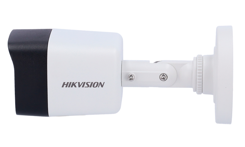 Bullet HIKVISION Eco Modelo DS-2CE16H0T-ITF(2.8mm)(C) de Hikvision con sensor CMOS 5Mpx, salida 4 en 1, visión nocturna y carcasa metálica IP67. Ofrece imágenes nítidas en cualquier condición, siendo una opción ideal para vigilancia en exteriores. Solución versátil para sistemas analógicos de seguridad