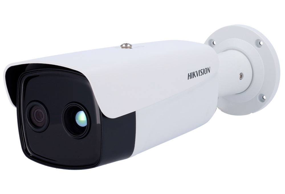 DS-2TD2637-25/QY | HIKVISION  -  Cámara Térmica Bullet | Sensor térmico 384x288 VOx | Lente 25 mm  |  Sensor óptico 1/2.7” 4 Mpx | Lente 12 mm