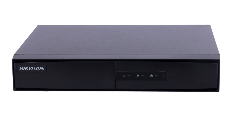 GRABADOR NVR HIKVISION Grabador NVR Hikvision DS-7104NI-Q1/4P/M(D) con ancho de banda de 40 Mbps, almacenamiento de hasta 6 TB y acceso remoto con Hik-Connect