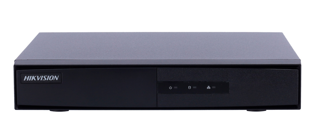 HIKVISION-DS-7104NI-Q1M-D-detalle Diseño compacto y eficaz del Hikvision DS-7104NI-Q1/M(D), perfecto para hogares y negocios. Compatible con cámaras IP ONVIF, almacenamiento HDD hasta 6 TB y funciones inteligentes