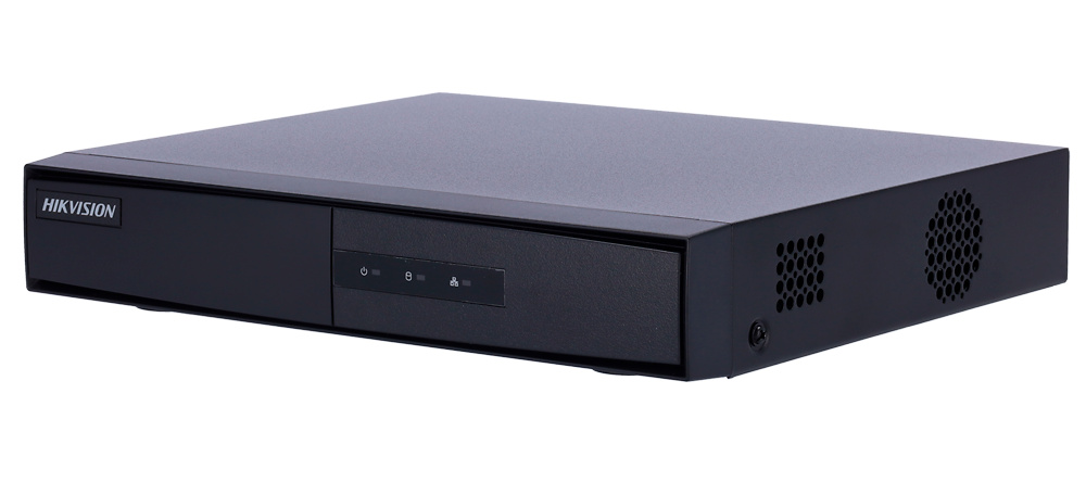 HIKVISION-DS-7104NI-Q1M-D-general Grabador NVR Hikvision DS-7104NI-Q1/M(D) de 4 canales IP, ideal para sistemas de videovigilancia compactos con compresión H.265+ y resolución hasta 6 Mpx. Visualización FullHD y acceso remoto incluido