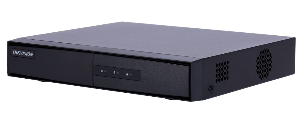 DS-7108NI-Q1-8P-M-D-HIKVISION-NVR Grabador NVR Hikvision DS-7108NI-Q1/8P/M(D) con 8 canales PoE y diseño compacto, ideal para sistemas IP de hasta 4 Mpx