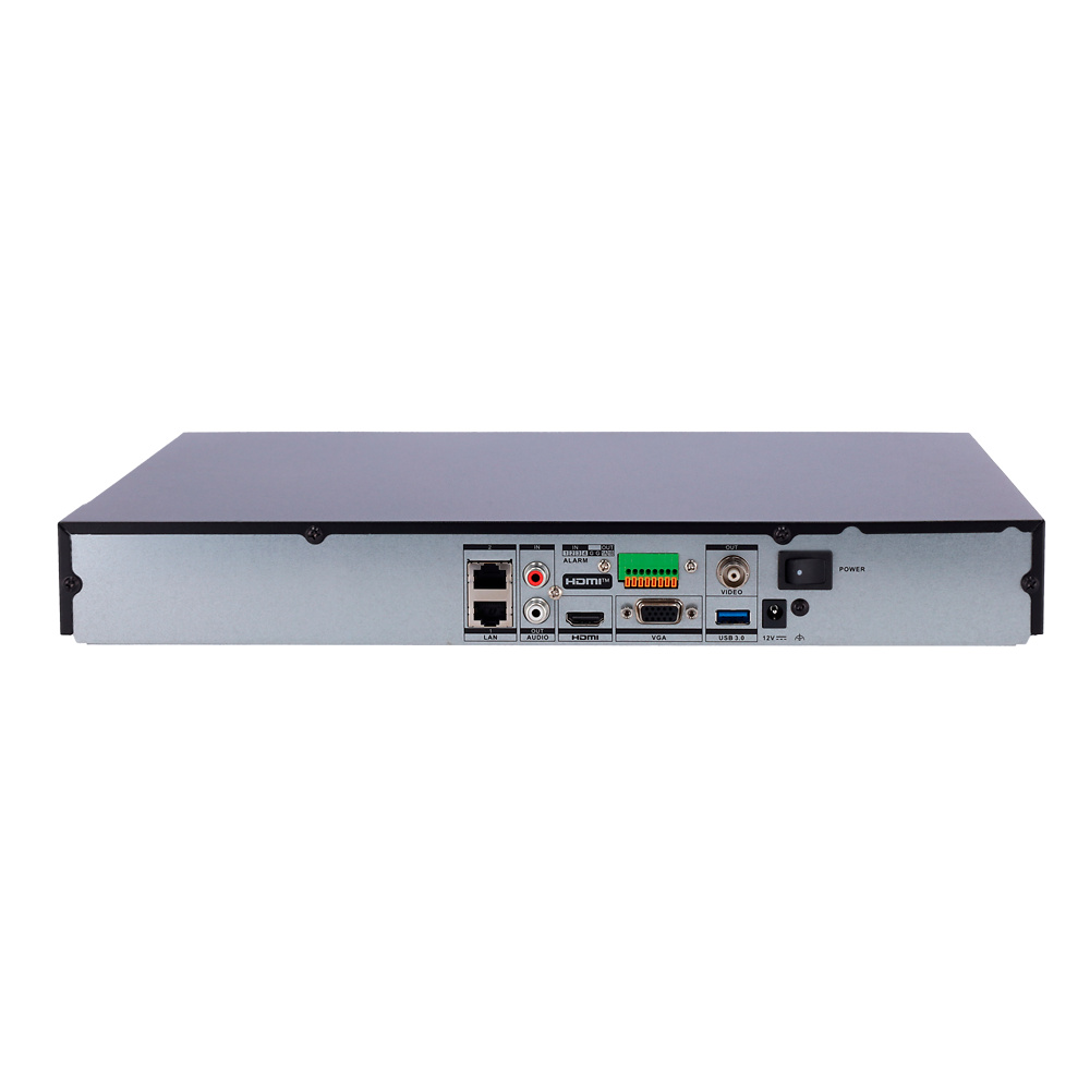 DS-7608NI-M2 | HIKVISION - Grabador NVR de 8 canales | Resolución máxima 8K | 128 Mbps | Alarmas 