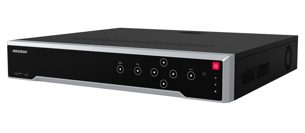 DS-7732NI-M4 | HIKVISION El NVR DS-7732NI-M4 de Hikvision ofrece un ancho de banda entrante de hasta 320 Mbps, permitiendo la grabación simultánea de múltiples cámaras en alta resolución. Incorpora tecnología avanzada para la clasificación de objetivos humanos y vehículos, mejorando la precisión en la detección de eventos. Compatible con múltiples protocolos de red y dispositivos de terceros gracias al soporte ONVIF, garantiza una integración flexible en diversas infraestructuras de seguridad. Su interfaz intuitiva y soporte para acceso remoto a través de aplicaciones móviles facilitan la gestión y monitoreo en tiempo real