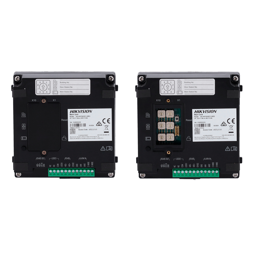 DS-KD7003EY-IME2 | HIKVISION - Videoportero 2 hilos HD de acero inoxidable | Montaje modular| Apto para exterior IP65 | IK08 