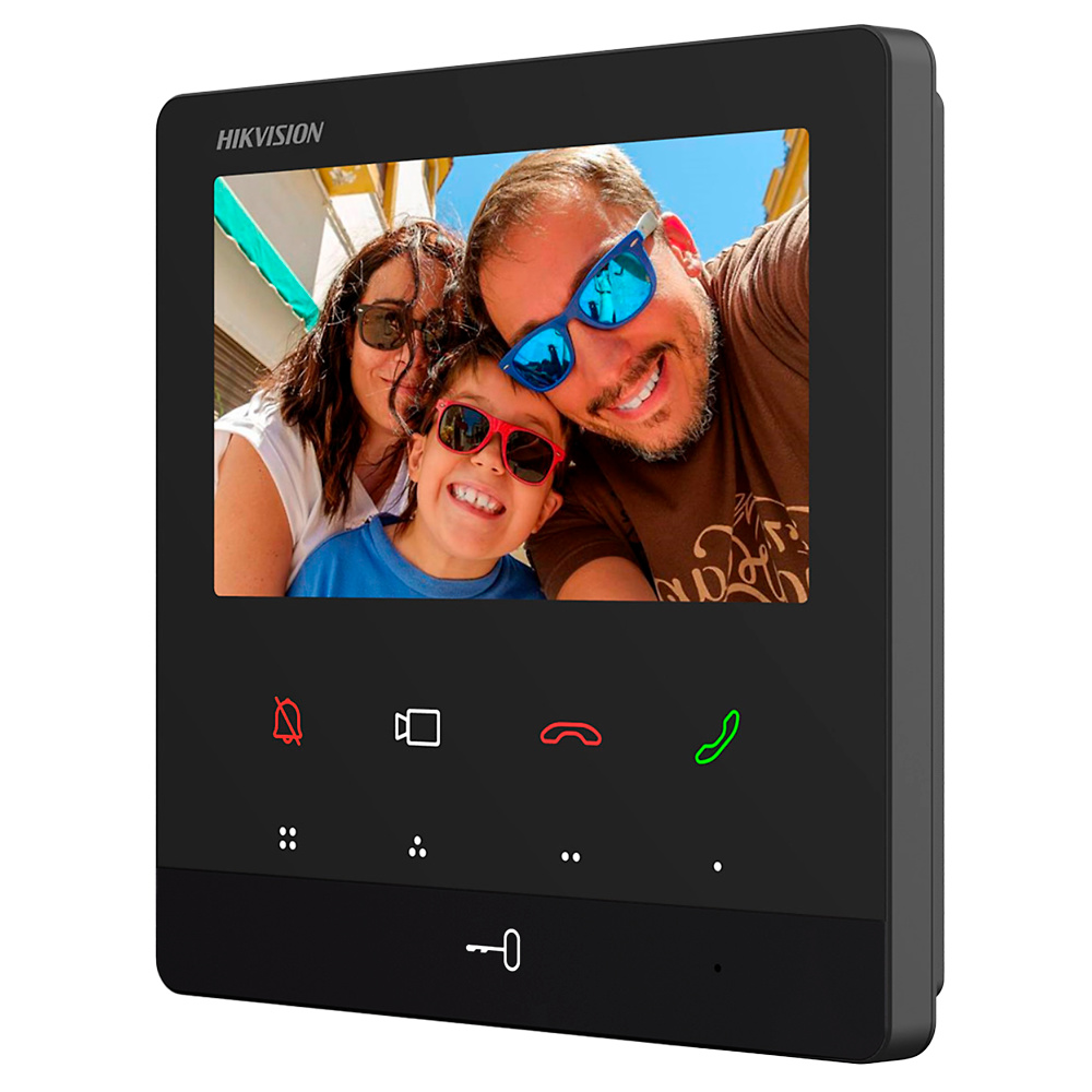 DS-KH6110-WE1  |  HIKVISION  -  Monitor para video portero  |  Pantalla de 4,3" |  Micrófono y altavoz integrados  |  TCP/IP y WiFi