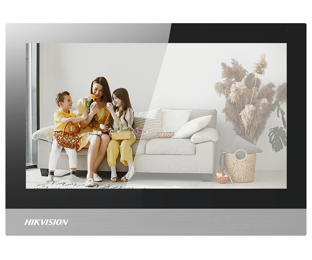 DS‑KH8380‑WTE1-MONITOR-HIKVISION Monitor Hikvision DS‑KH8380‑WTE1 con pantalla TFT táctil de 7″ y Wi‑Fi para control de videoportero